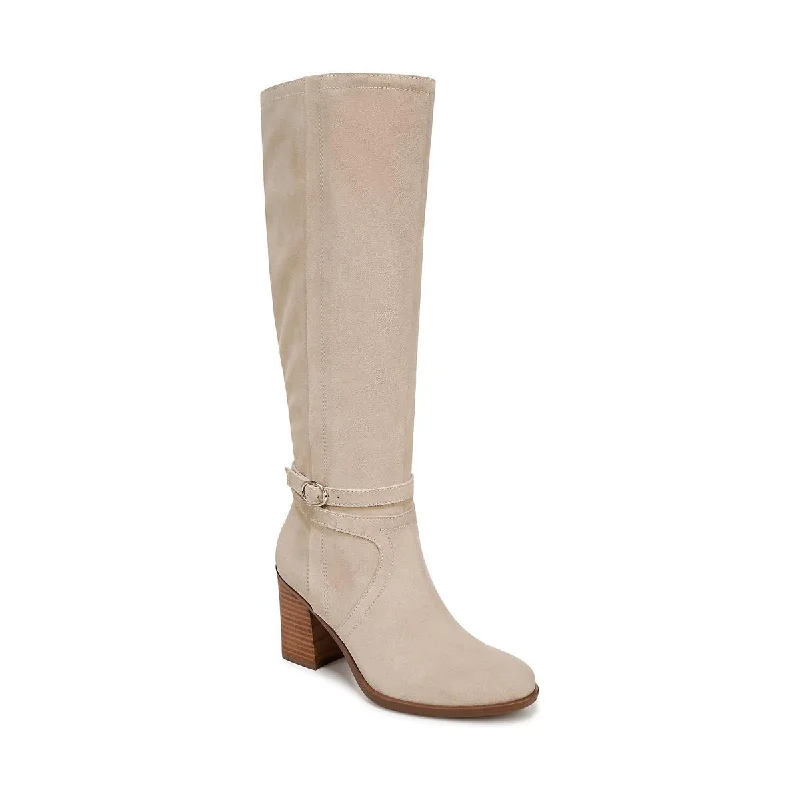 Boots with warm fabric -Naturalizer Womens Kamila Belted Round Toe Knee-High Boots