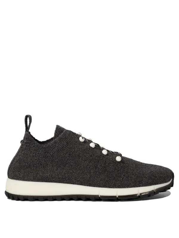 Athletic shoes with gentle padding -JIMMY CHOO Cashmere Comfort Sneakers for Modern Women