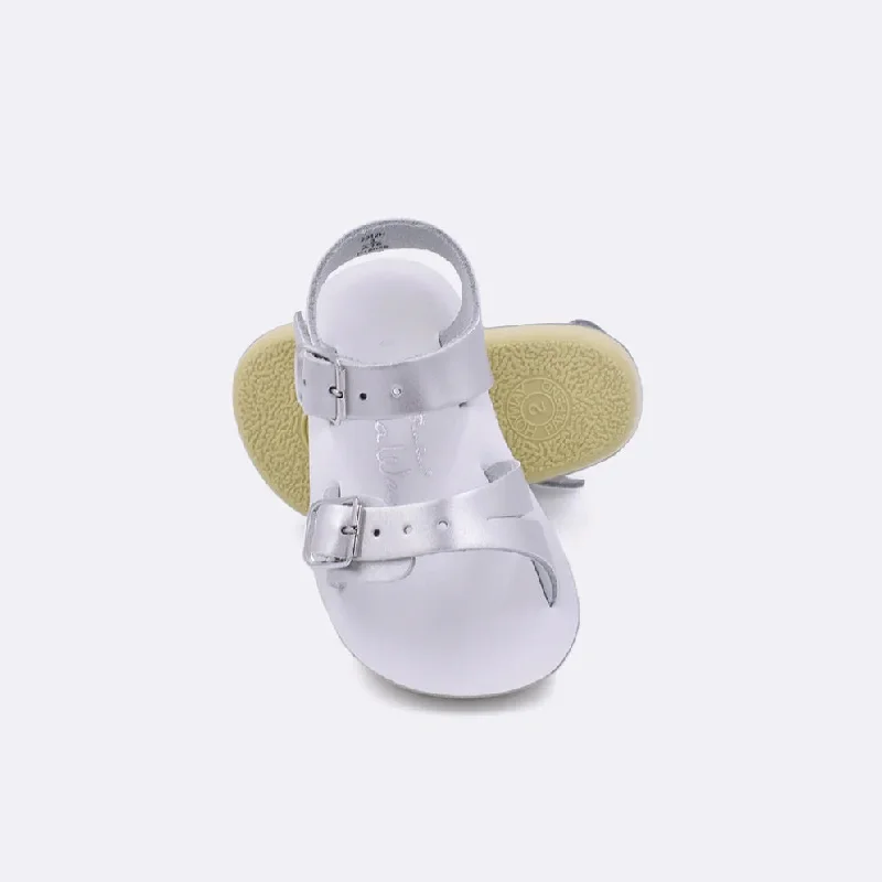 Best sandals for warm trends-Silver Sea Wee Sandals