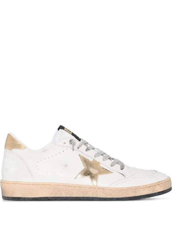 Athletic shoes for outdoor vibes -GOLDEN GOOSE Ball Star Leather Sneakers for Women - Fall/Winter 2024