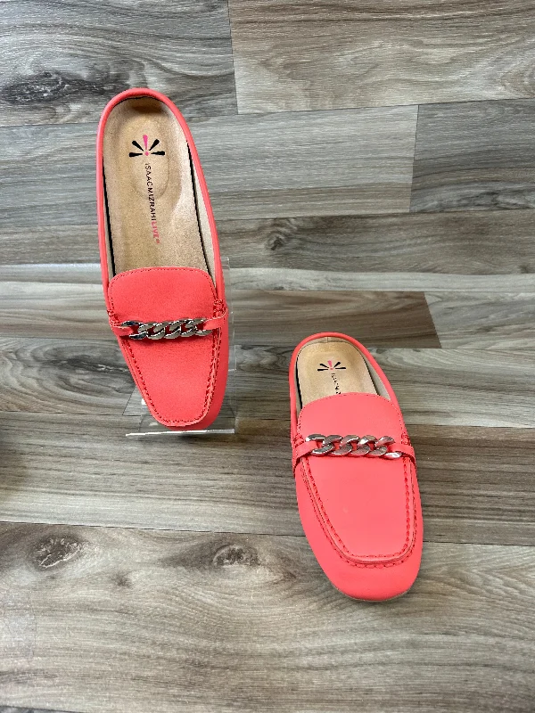 Flats for outdoor casual walks -Shoes Flats By Isaac Mizrahi Live Qvc In Coral, Size: 9.5