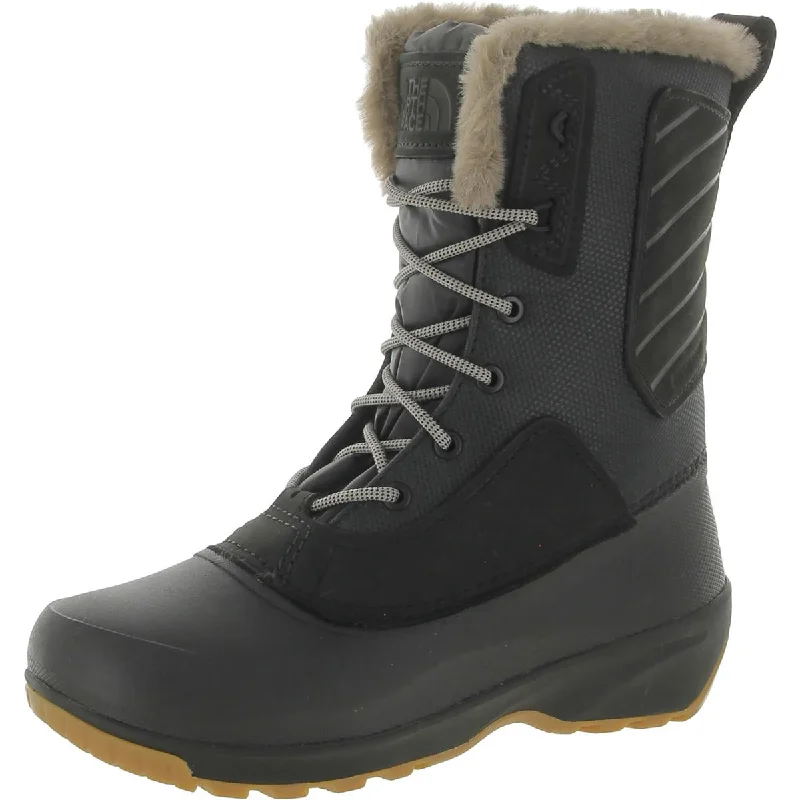 Boots with neat fit -The North Face Womens Shellista IV Leather Cold Weather Hiking Boots