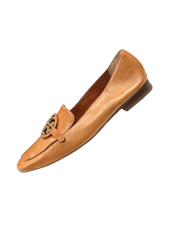 Flats with padded soles -Shoes Flats By Tory Burch In Brown, Size: 9.5