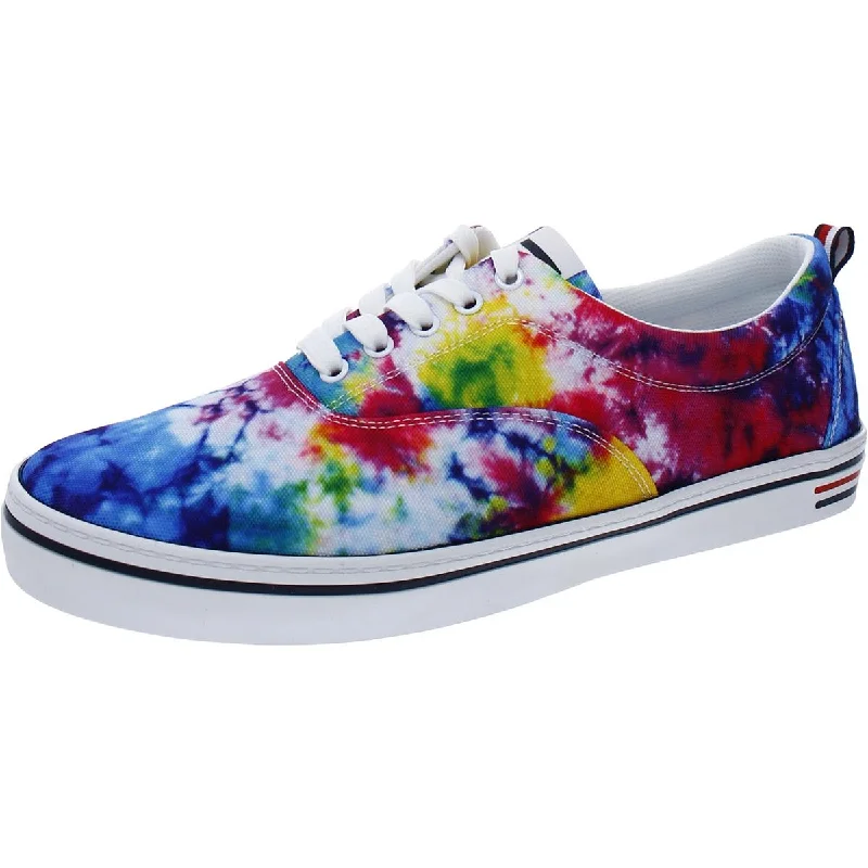 Athletic shoes with open weave -Tommy Hilfiger Mens Remmo Lifestyle Tie-Dye Casual and Fashion Sneakers