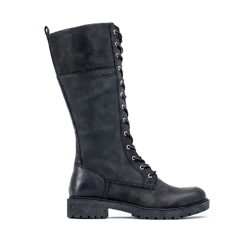 Boots for formal presentations -Hanker Combat Boots in Black