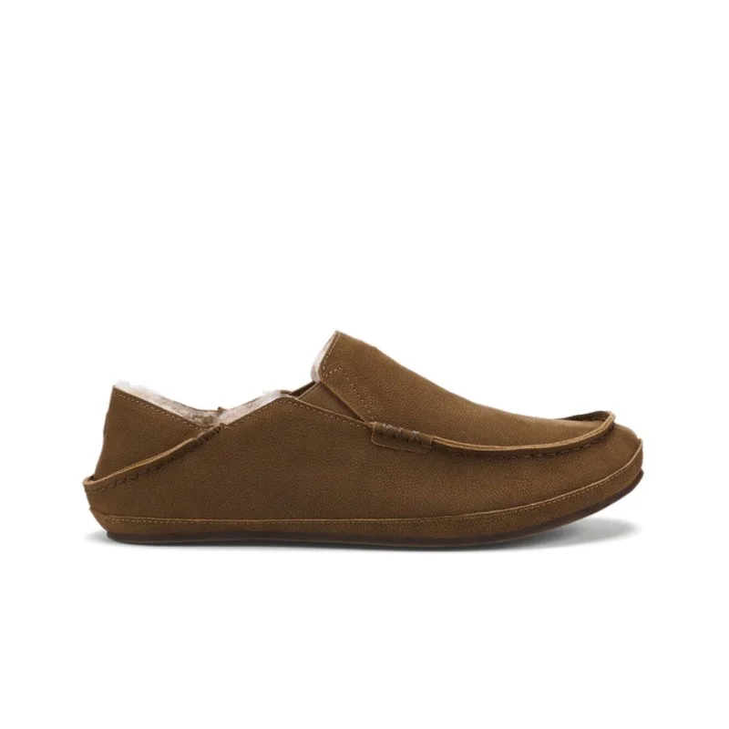 Classic slippers for everyday use -Olukai Men's Moloa Slipper - Kona Coffee