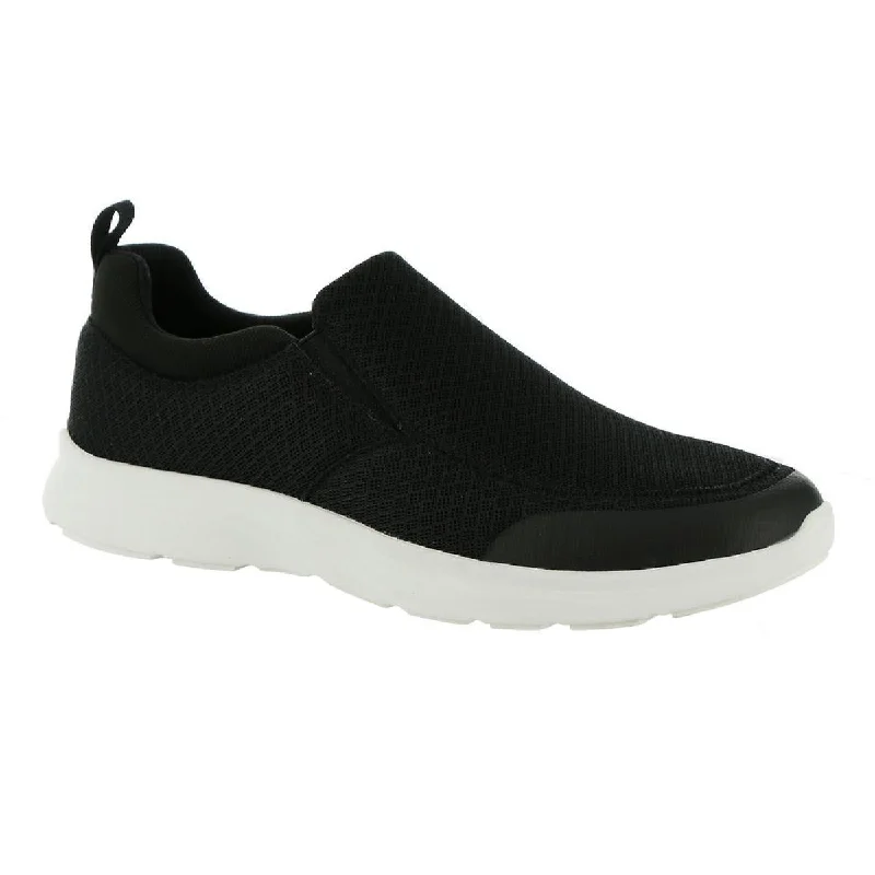 Athletic shoes with eco-friendly soles -Vevo Active Mens Keystone Active Fitness Slip-On Sneakers