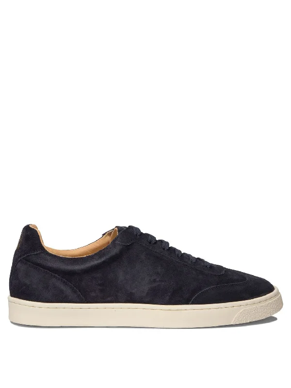 Athletic shoes for wet conditions -BRUNELLO CUCINELLI Luxury Suede Sneakers for Men