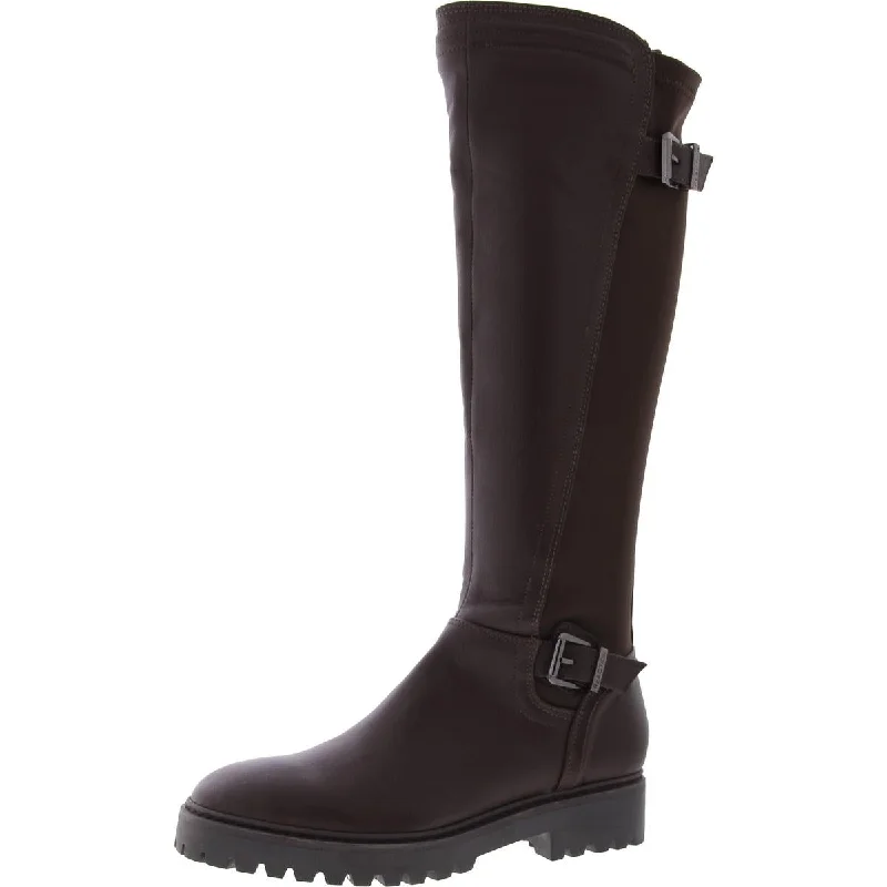 Boots for quiet days -Kenneth Cole Reaction Womens Salt Lug TTK Biker Faux Leather Knee-High Boots