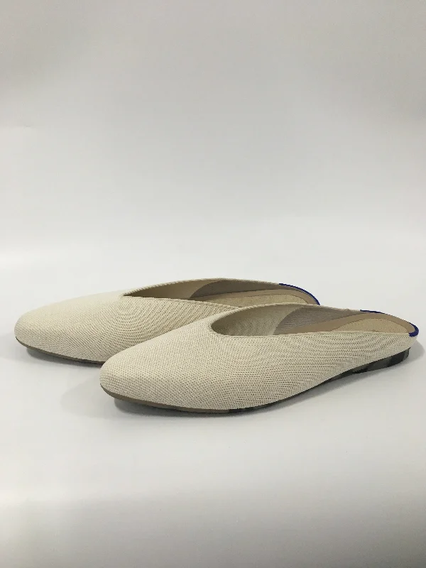 Flats with lightweight outsoles -Shoes Flats By Rothys In Cream, Size: 10.5