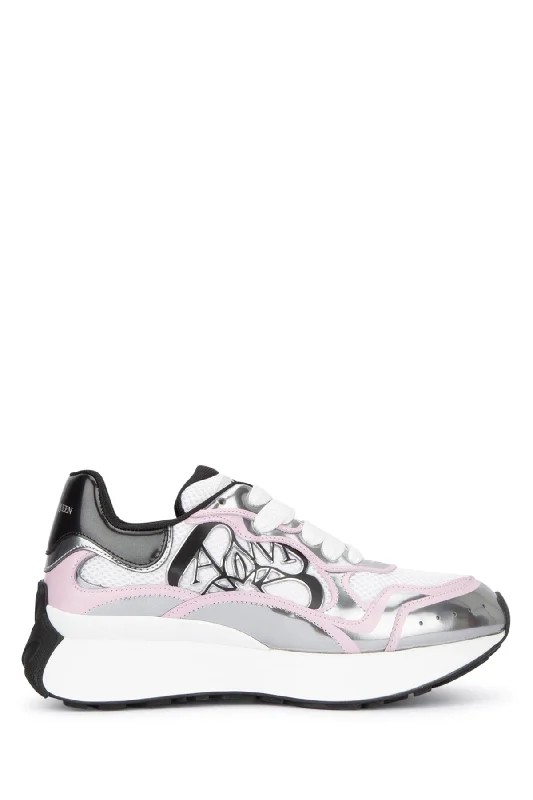 Athletic shoes with quirky prints -ALEXANDER MCQUEEN Elevated Women's Sneaker