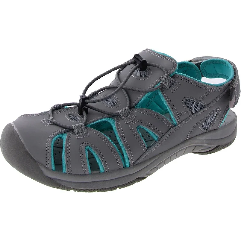 Lightweight sandals for warm nights-Eddie Bauer Womens Mary Closed Toe Bungee Cord Sport Sandals