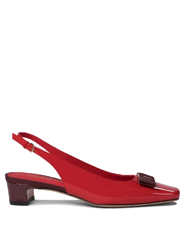 High heels with resilient upper materials -Ferragamo Heeled Pumps for Women - SS25 Collection