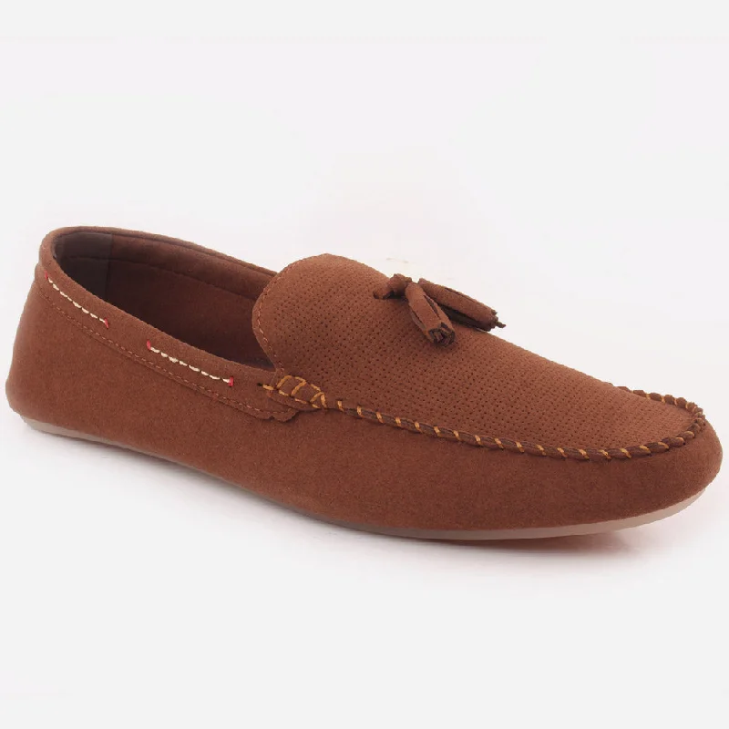 Trendy loafers for spring fashion-Men "Jack" Tassel Slip On Loafers