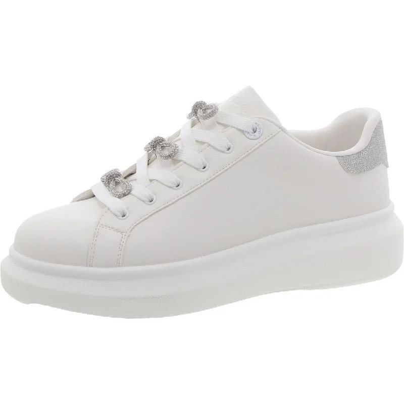 Athletic shoes for humid runs -Aldo Womens Merrick Faux Leather Embellished Casual and Fashion Sneakers