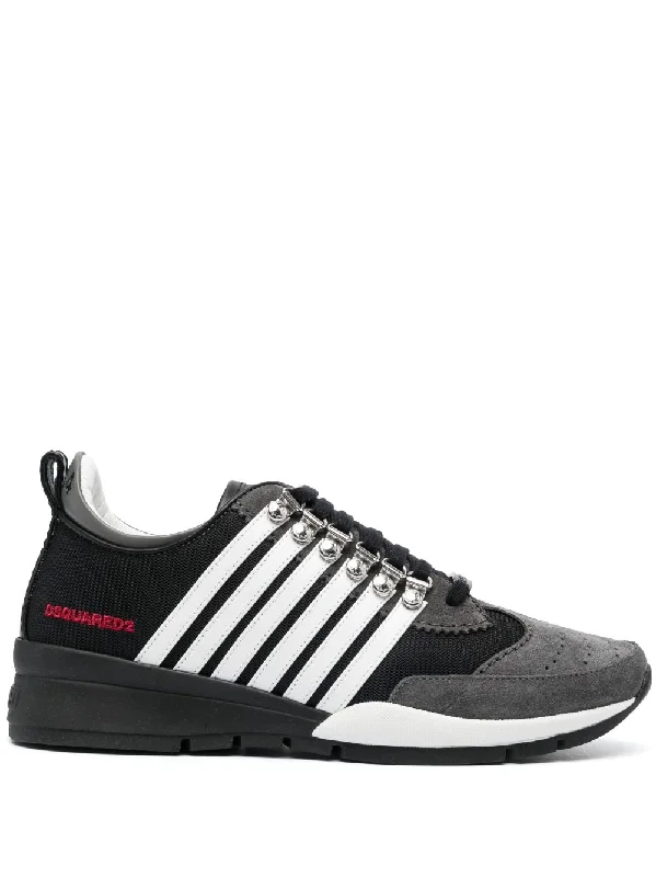 Athletic shoes with plaid design -DSQUARED2 Legendary Sneakers for Men