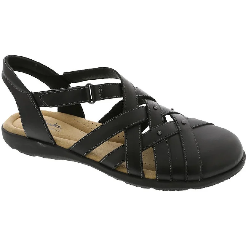 Lightweight sandals for breezy hikes-Clarks Womens Elizabelle Sea Comfort Slingback Sandals