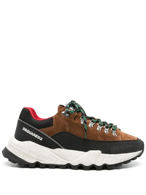 Athletic shoes for plantar fasciitis relief -DSQUARED2 Luxurious Velour & Leather Sneakers for Men - Seasonal Favorite