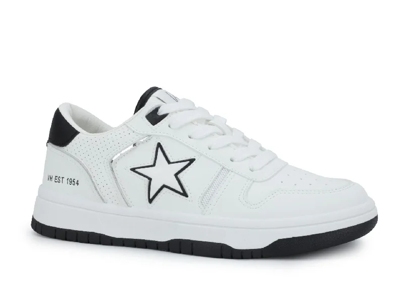 Athletic shoes with deep padding -Vintage Havana: Fresh 11 in White,Black, Silver