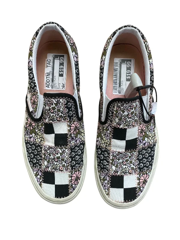 Flats with breathable designs -Shoes Flats By Vans In Multi-colored, Size: 7