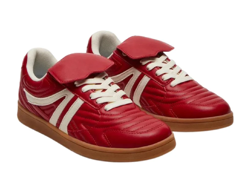 Athletic shoes with soft mesh -Steve Madden: Madrid in red Multi