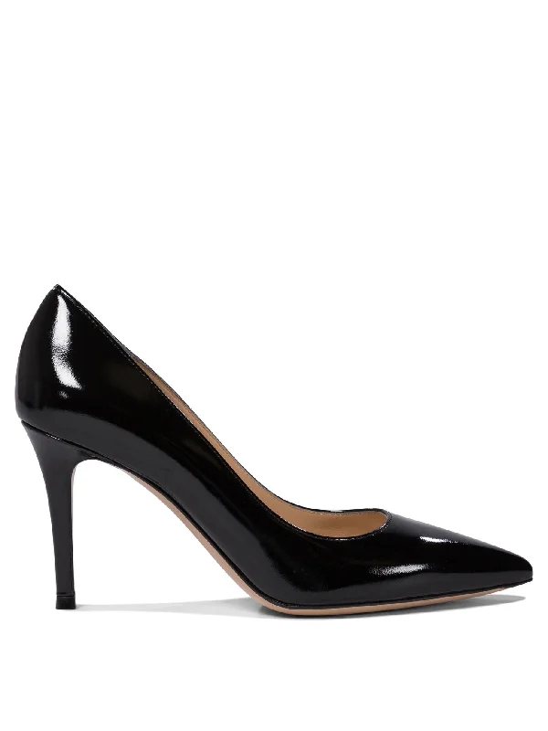 High heels for fancy night meals -GIANVITO ROSSI Elegant Heeled Pumps for Women