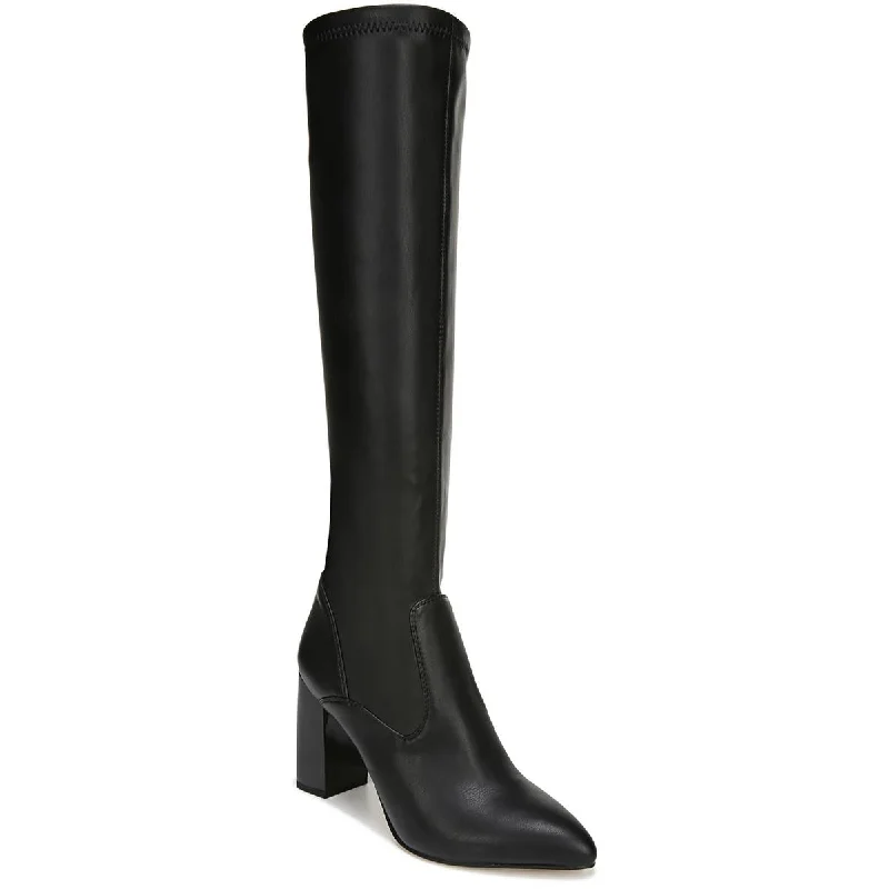 Boots for casual seminars -Franco Sarto Womens L-Kathrne WC Zipper Faux Suede Knee-High Boots