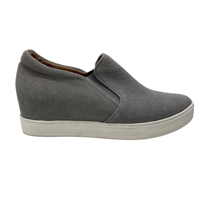 Flats with durable overlays -GREY SHOES FLATS by CASLON Size:9.5