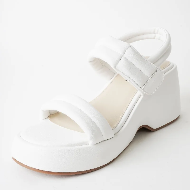 Durable sandals for sandy treks-Rayanne | White