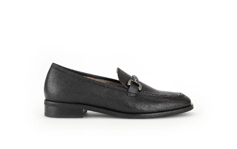 Slip-on loafers for fast trips-Ally Black Loafers