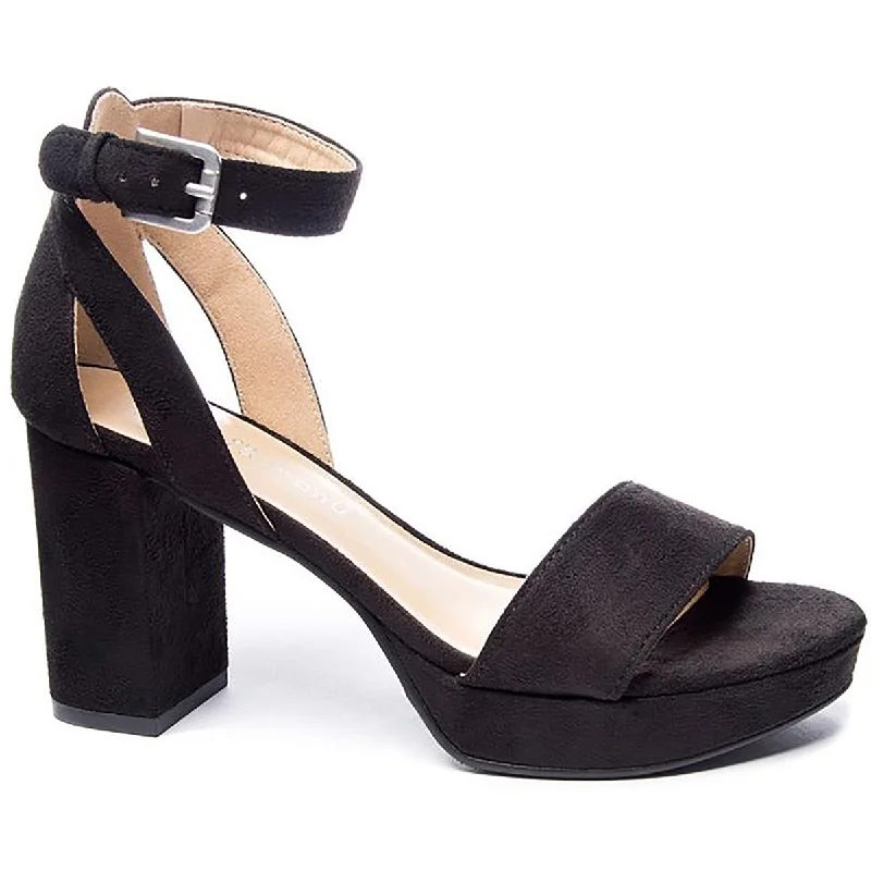 High heels for women with toe ease -CL by Laundry Womens GO ON Ankle Strap Pumps