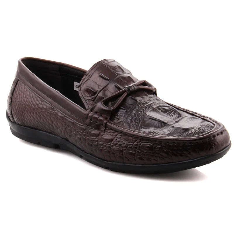 Soft loafers for warm strolls-Mens ‘Fildes’ Leather LoafersShoes