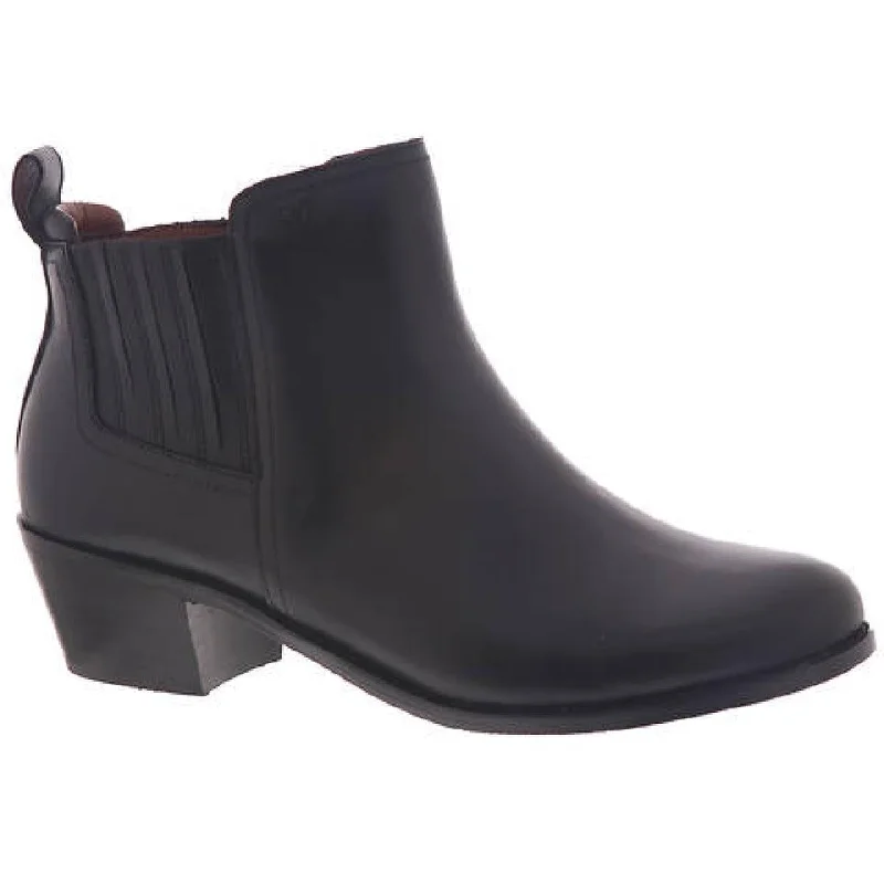 Boots with perforated design -Vionic Womens Bethany Leather Almond Toe Chelsea Boots