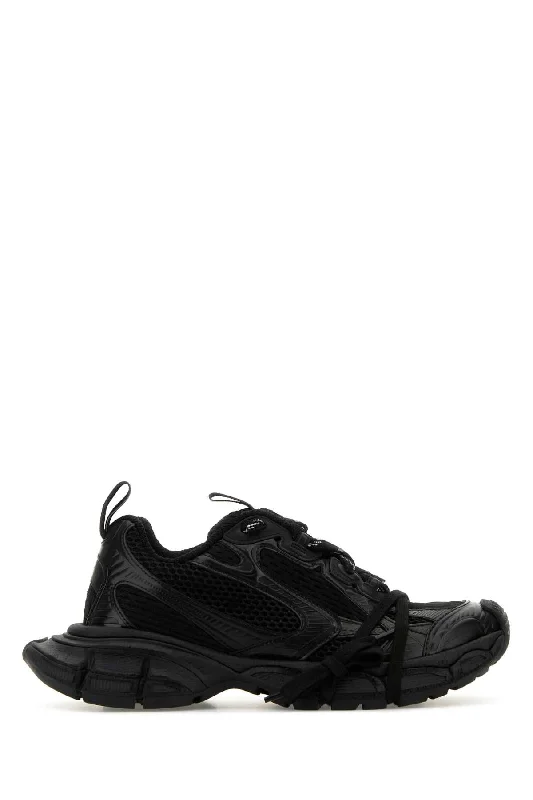 Sleek athletic shoes for evening runs -BALENCIAGA Mesh and Rubber 3XL Sneakers for Women