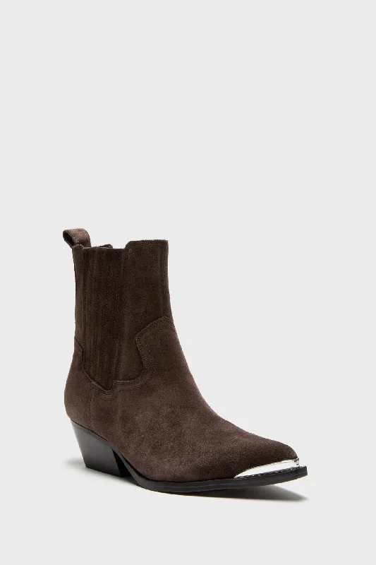 Boots for outdoor brunches -Dark Brown Pryce Boots