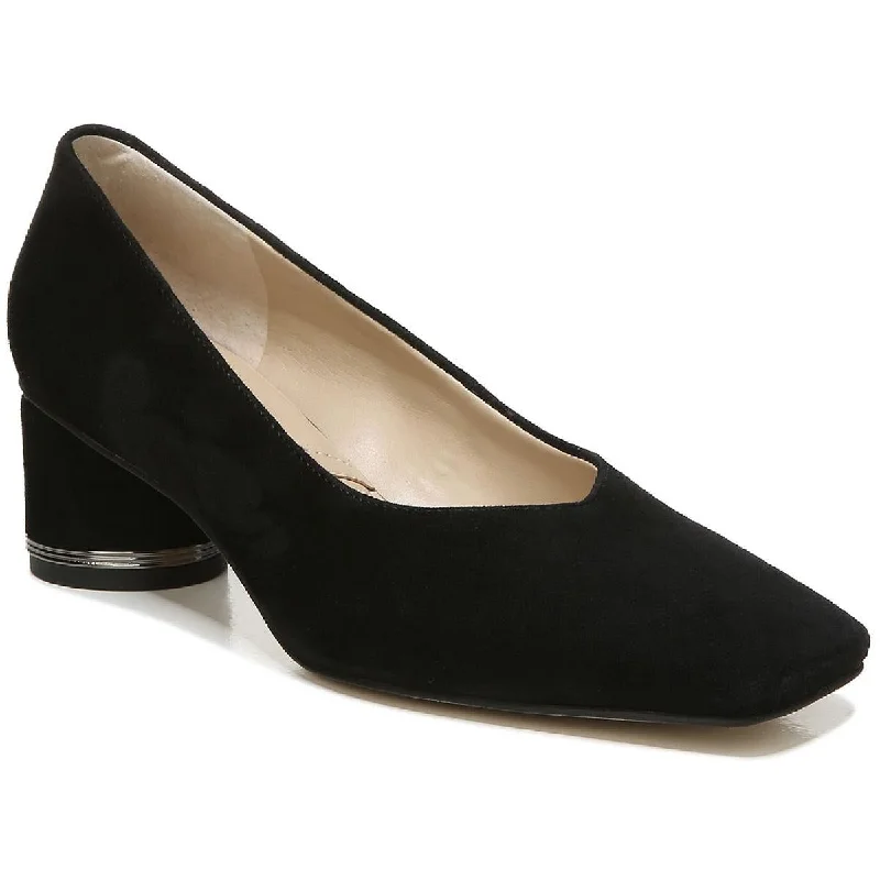 High heels with steady upper support -Franco Sarto Womens Pisa Padded Insole Square Toe Pumps