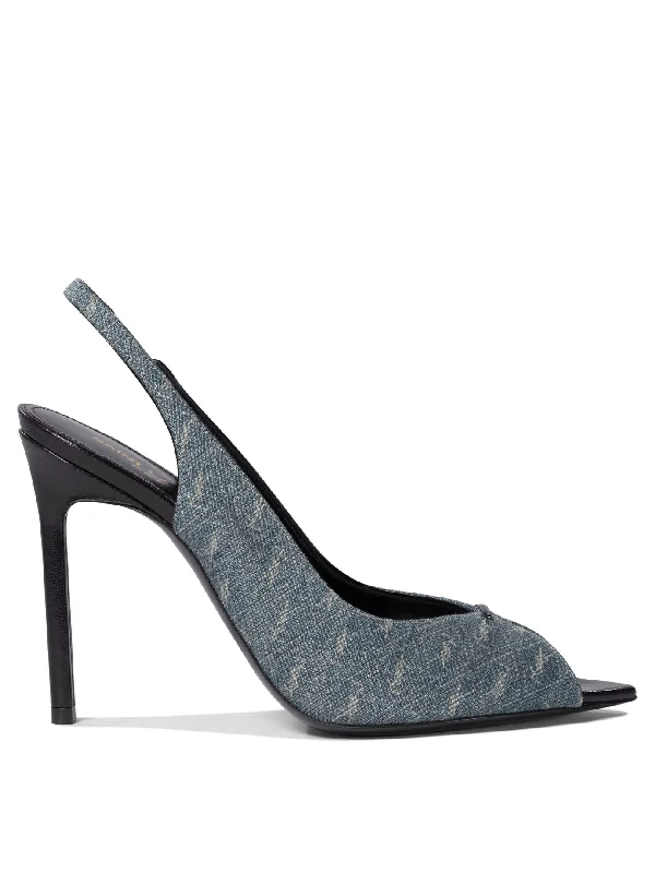 High heels for extended night fun -SAINT LAURENT Women's Heeled Pumps - Elevate Your Style