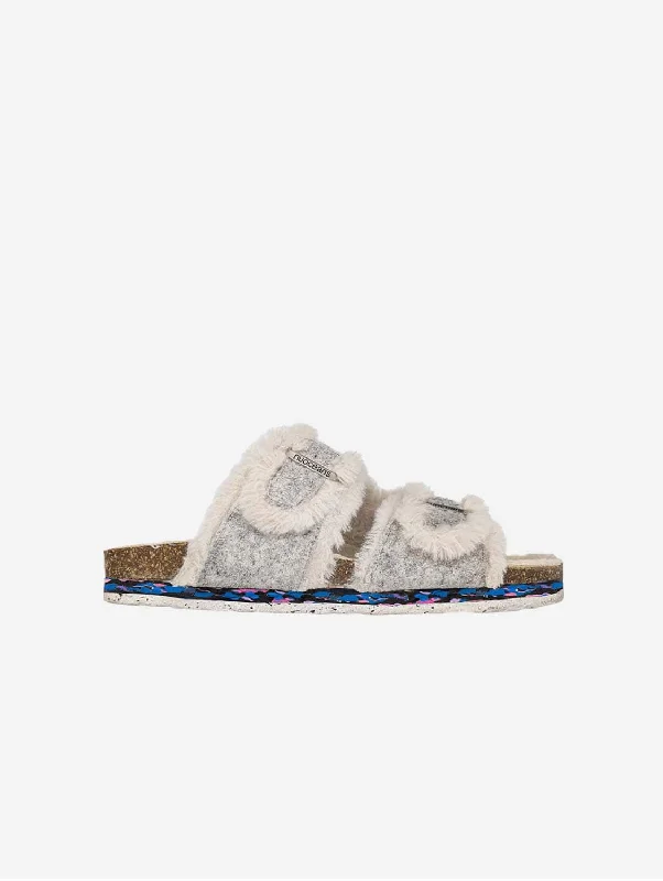 Luxury slippers for collectors -The Nuo Fluff Vegan Slippers | Grey