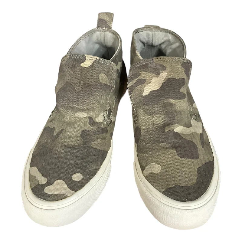 Flats with cushioned linings -Shoes Flats By Cmc In Camouflage Print, Size: 7.5