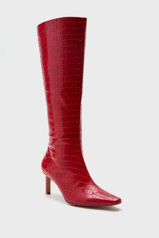 Boots with arch reinforcement -Red Croc Robbie Boots