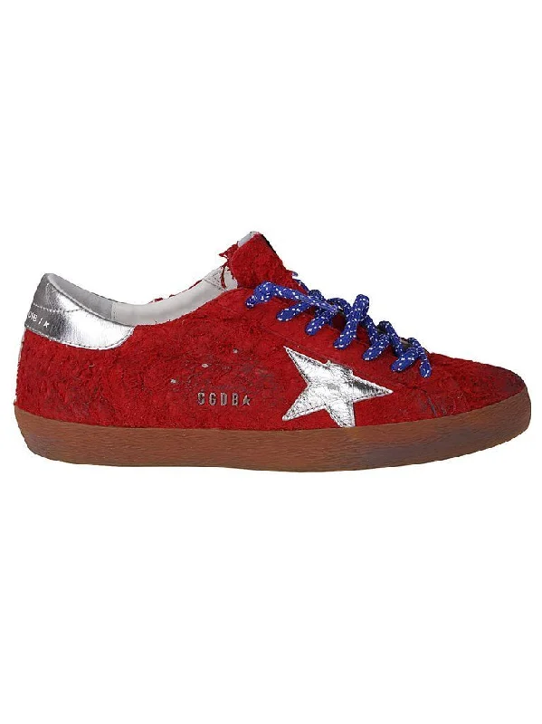 Athletic shoes for pro workouts -GOLDEN GOOSE Super-Star Long Hair Suede Upper Sneakers for Men