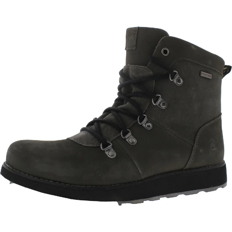 Boots with sturdy construction -Kamik Womens Ariello Leather Waterproof Combat & Lace-up Boots