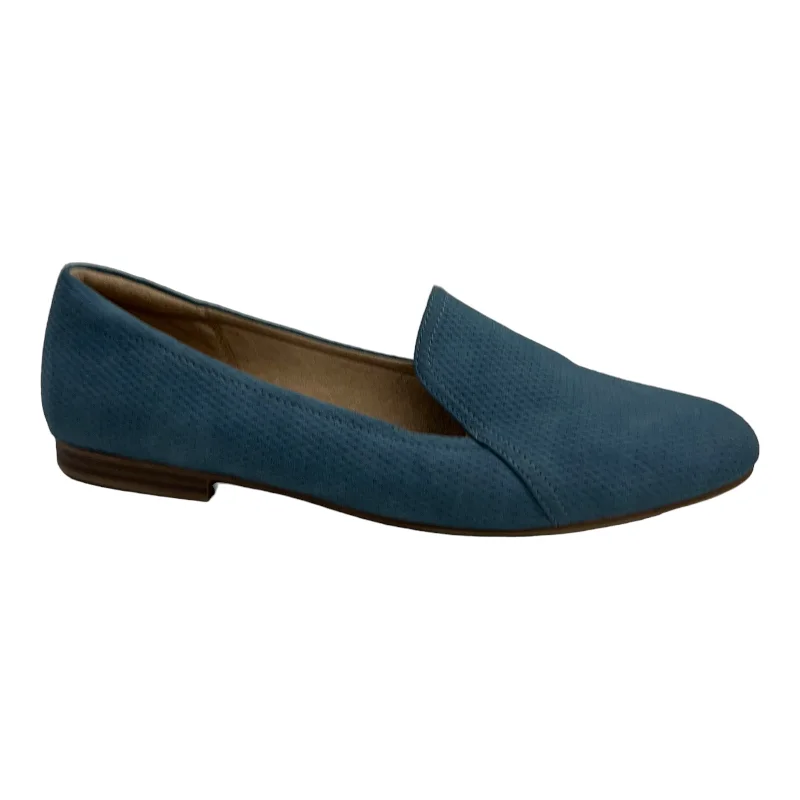 Flats for women with knee comfort -BLUE SHOES FLATS by NATURALIZER Size:9