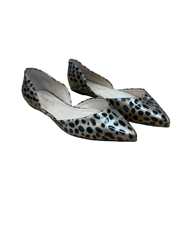 Flats for relaxed evening walks -Animal Print Shoes Flats Talbots, Size 6