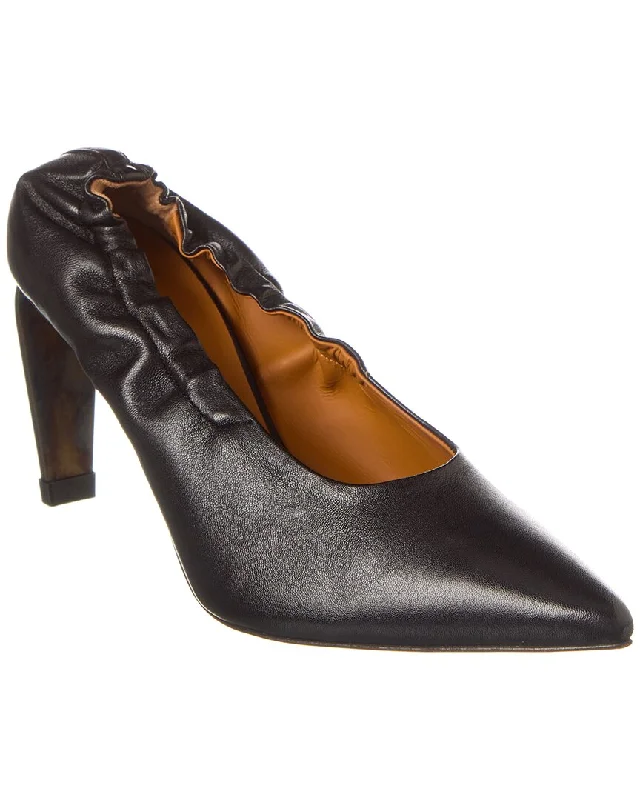 High heels for indoor dusk dinners -Clergerie Amant Leather Pump