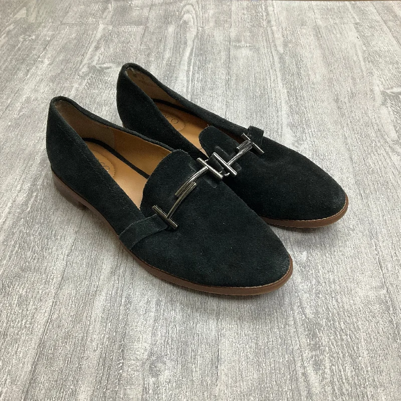 Flats with stylish textures -Shoes Flats By Franco Sarto In Black, Size: 7