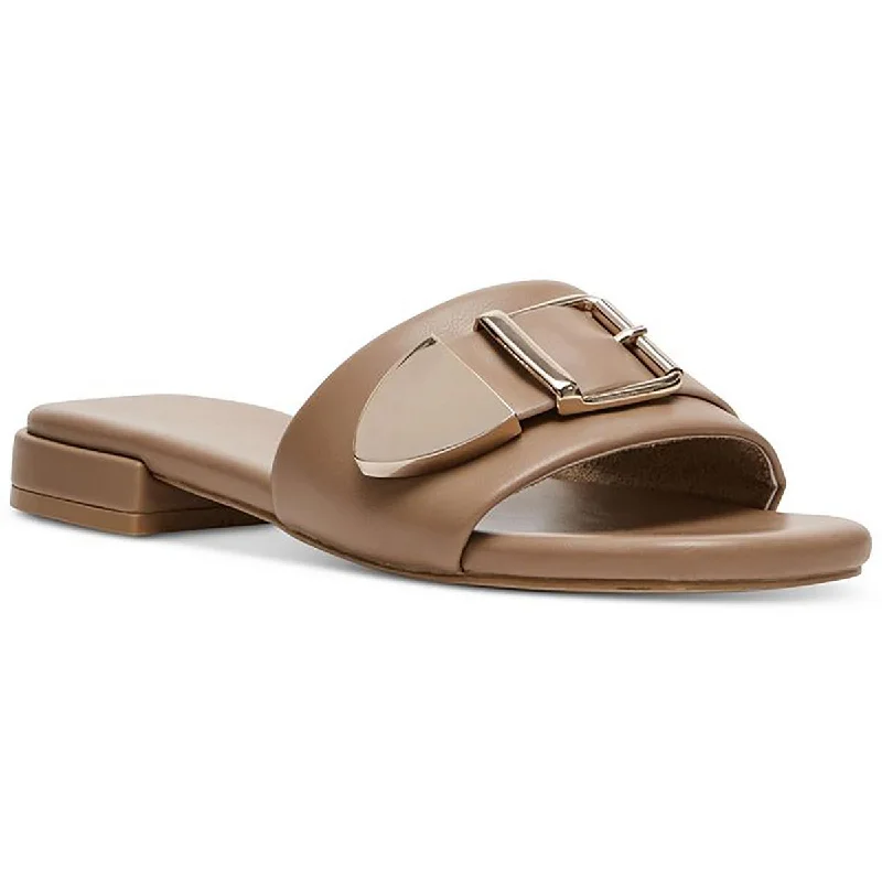 Stylish sandals for beach evenings-Madden Girl Womens AVAA Faux Leather Slip on Flatform Sandals