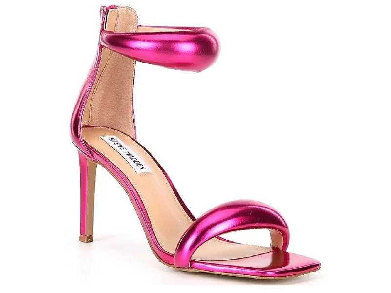 High heels for women with shin comfort -Steve Madden: Partay in Pink Metal