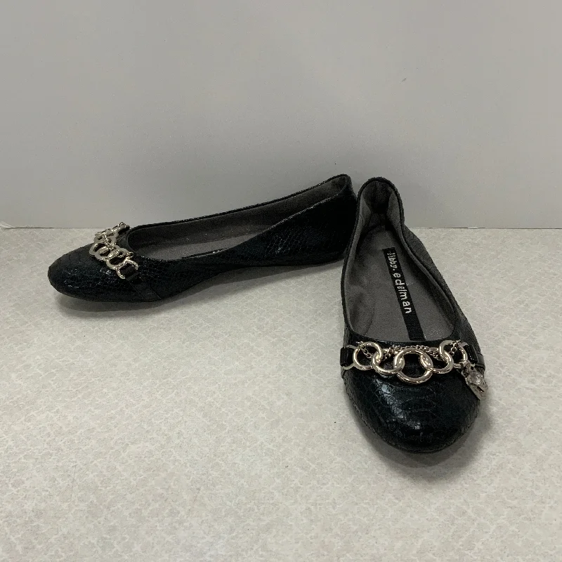 Flats with adjustable lacing -Shoes Flats By Libby Edelman In Black, Size: 7.5