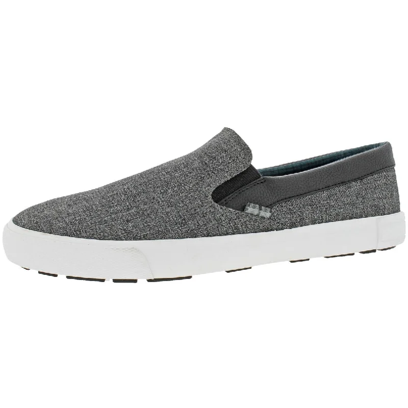 Athletic shoes with extra cushioning -Ben Sherman Percy Men's Canvas Slip-On Shoes Sneakers